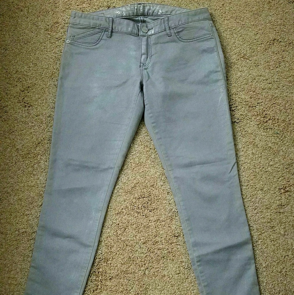 Express Silver Washed Jeans